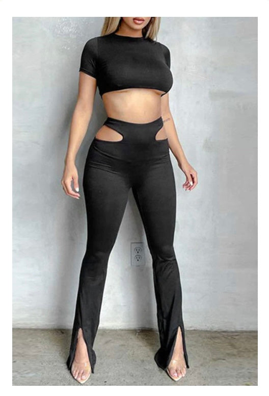 Cut-out Pants