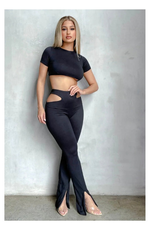 Cut-out Pants