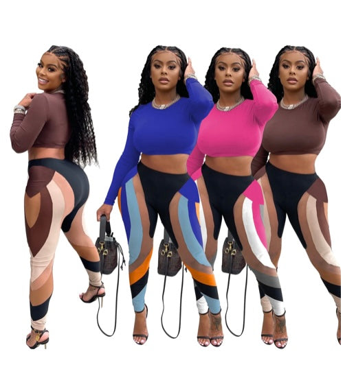 Printed Jogger Set