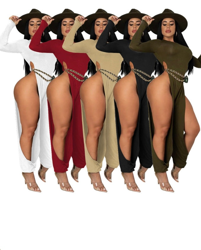 Side Slit Jumpsuit