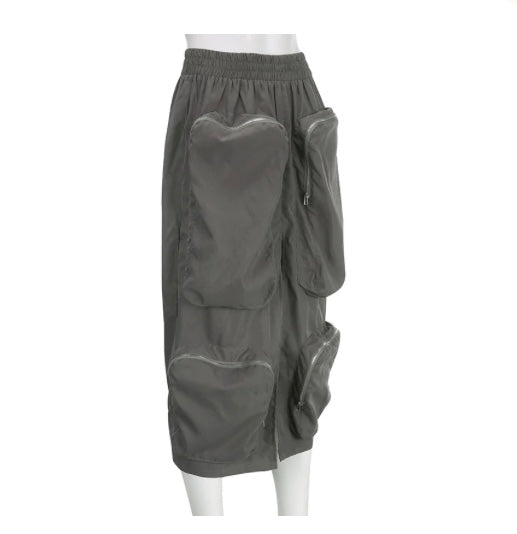 Cargo Midi Skirt