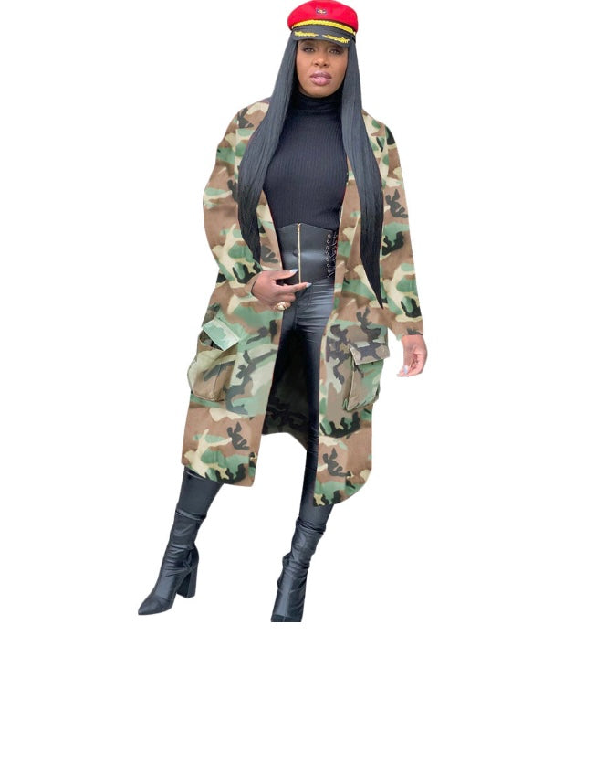 Midi Camo Jacket